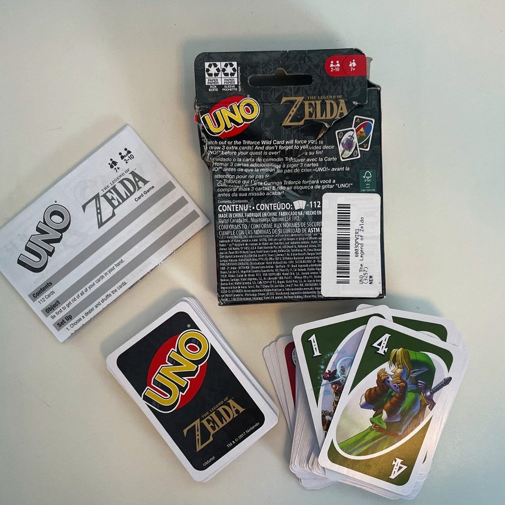 UNO the Legend of Zelda Card Game - Picture 2 of 2
